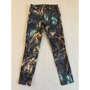 Genetic Denim Skinny Slim Abstract Multicolor Women's Denim Jeans size EU 25